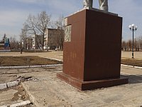 Памятник Ленину снова будут ремонтировать