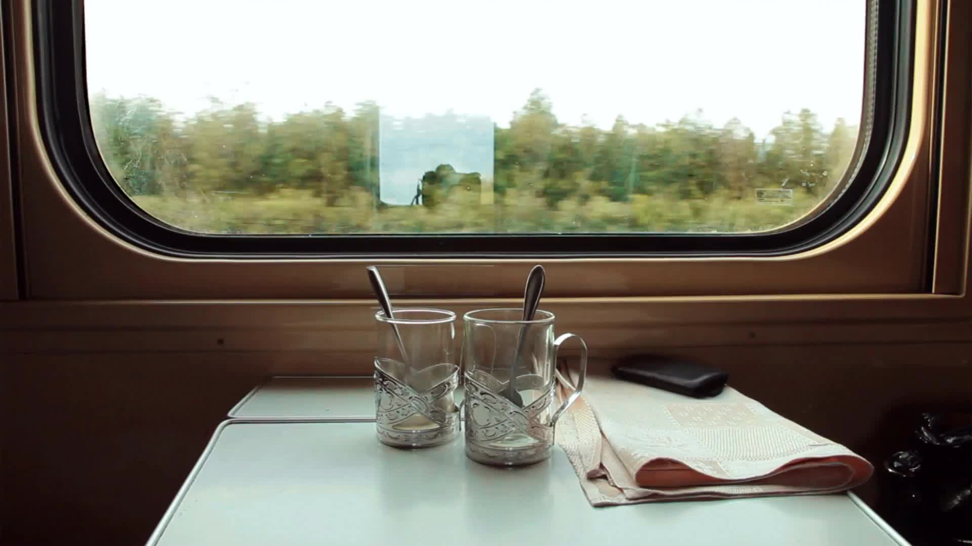 Окно поезда