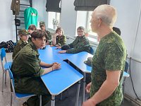 С курсантами военно-спортивного лагеря провели профилактические беседы