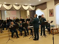 В Детской школе искусств состоялся концерт военного оркестра