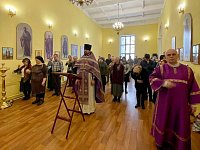 В день Торжества Православия в светловском храме совершили  Божественную литургию
