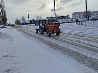 В Светлом проводится уборка от снега и наледи