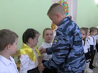Дошколят торжественно посвятили в волонтёры