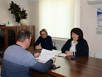 Оксана Шандыбина встретилась с руководством автотранспортной организации