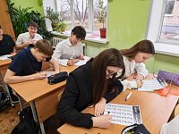 Светловские школьники написали Военно-патриотический диктант