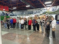 Первые вместе со своими наставниками посетили Парк Победы