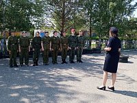 В Светлом открылся военно-спортивный лагерь "Щит Отечества"