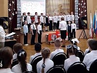 Третьеклассники приняли участие в фестивале патриотической песни