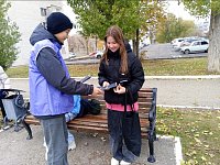 Начала свою работу уличная социальная служба в рамках центра волонтёрской помощи