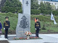 В Саратове открыли памятник погибшим морякам и речникам всех поколений