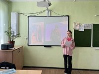 История России в Великих Святых: в седьмом классе прошел урок-презентация
