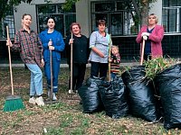 Сотрудники медсанчасти присоединились к участию в общеобластном субботнике