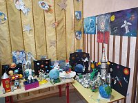 Выставка «Космос далекий и близкий» прошла в детском саду
