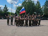 Курсантов лагеря «Щит Отечества» поздравили с закрытием смены